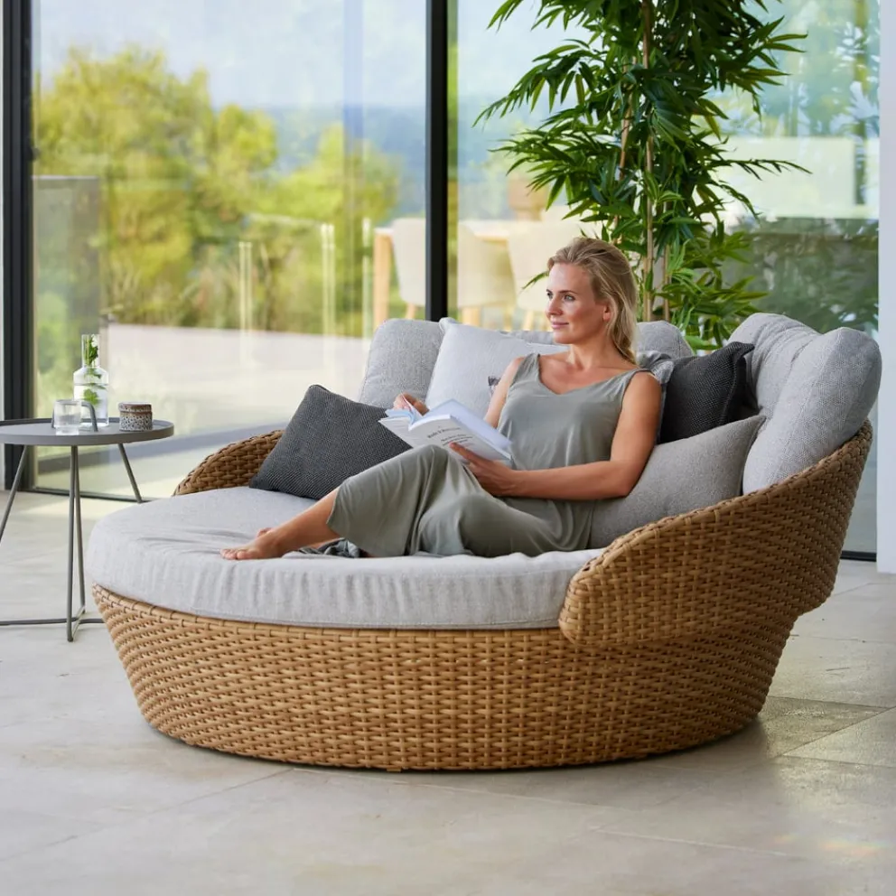 Cane-line Gartenliege Ocean Natural, White grey Y104 Hot