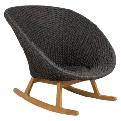 Cane-line Gartenschaukelstuhl Peacock Dark grey Best