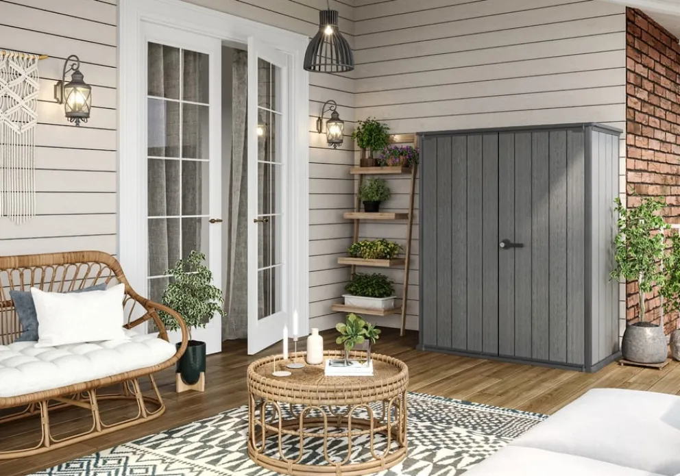 Keter Gartenschrank Cortina grau