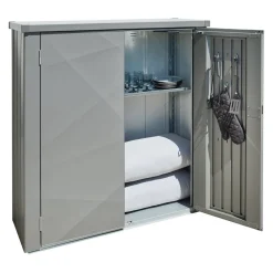 Biohort Gartenschrank Romeo Gr. M X-Design quarzgrau New