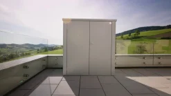 Biohort Gartenschrank Romeo M High silber