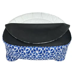 Gartensessel Aufblasbar blau, weiss New