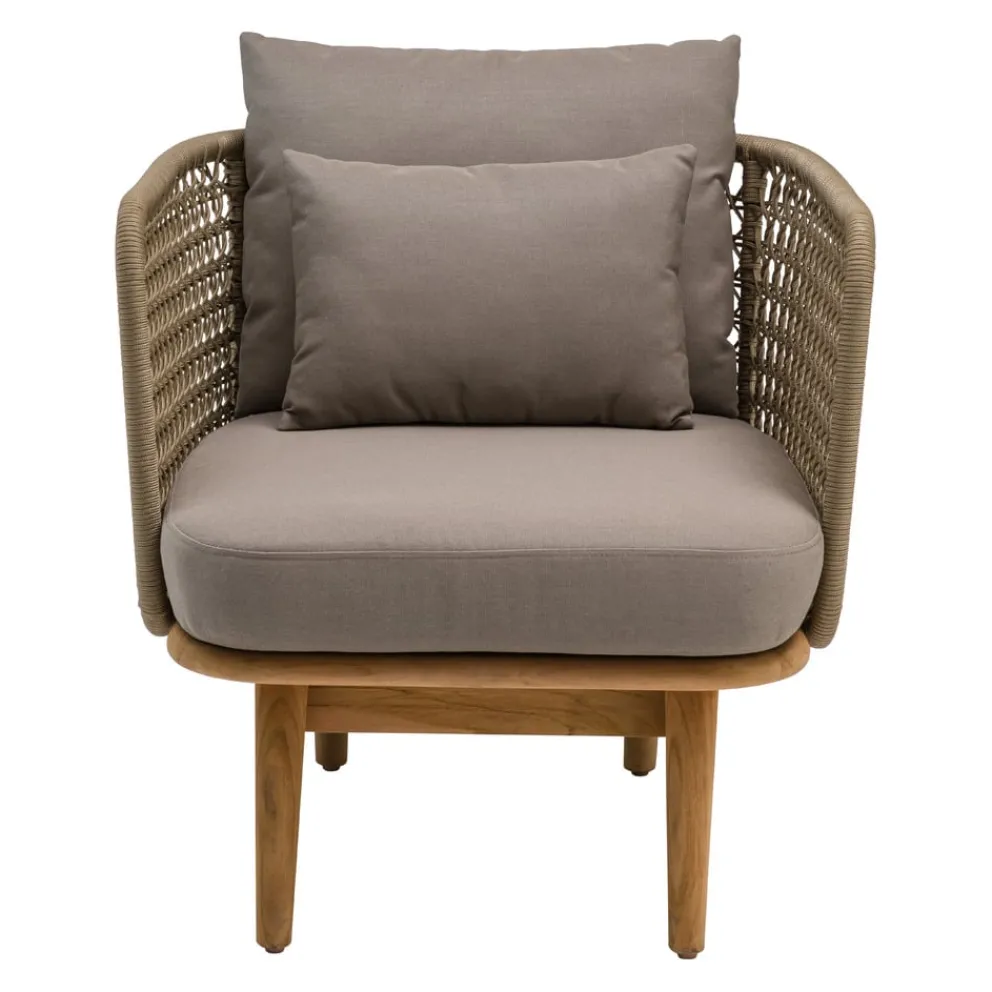 Johann Jakob Gartensessel Bermuda beige, taupe