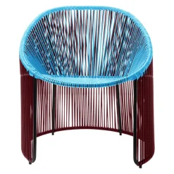 Ames Gartensessel Cartagenas bordeaux, pastellblau, schwarz Hot
