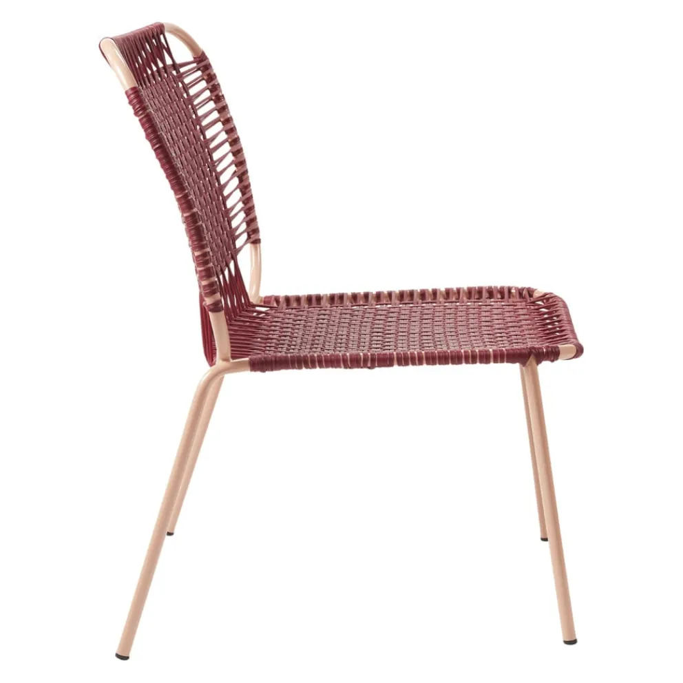 Ames Gartensessel Cielo dunkelrot, nude New