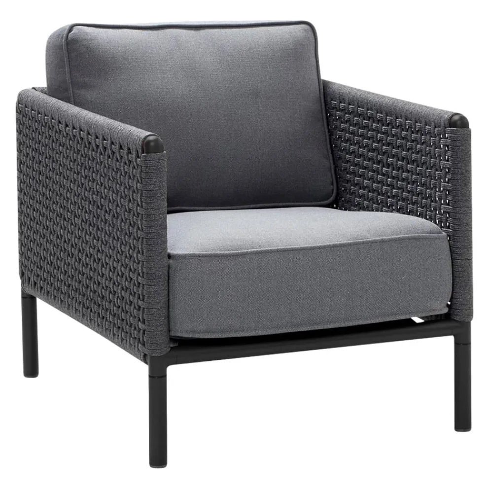 Cane-line Gartensessel Encore dunkelgrau, lava grey Clearance