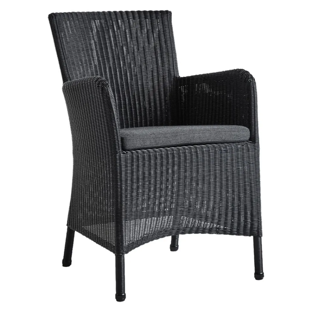 Cane-line Gartensessel Hampsted black YSN98, schwarz Outlet