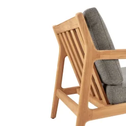 Ethnicraft Gartensessel Jack braun, dunkelgrau Best