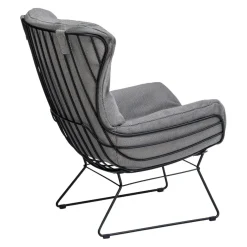 Freifrau Gartensessel Leyasol dunkelgrau, schwarz