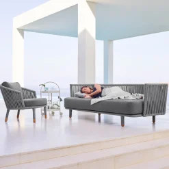 Cane-line Gartensessel Moments signalgrau Discount