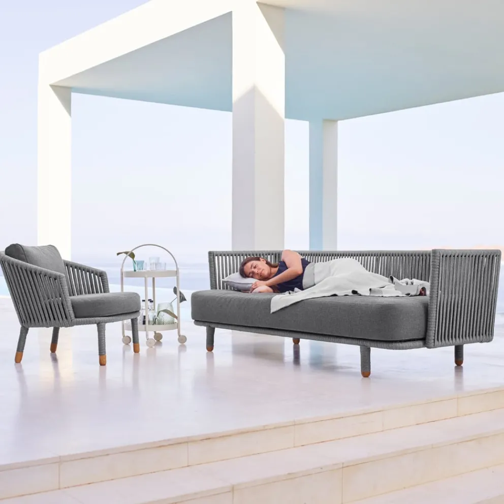 Cane-line Gartensessel Moments signalgrau Discount