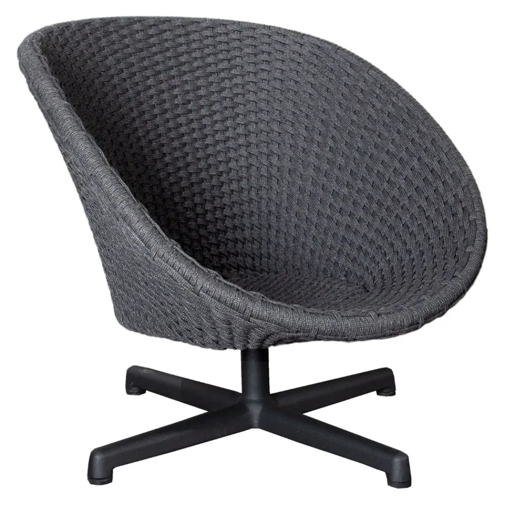 Cane-line Gartensessel Peacock Dark grey