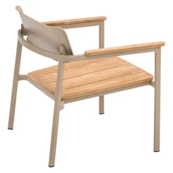 Emu Gartensessel Shine taupe, teakfarbig Outlet