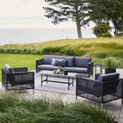 Cane-line Gartensofa Connect dunkelgrau, schwarz Clearance