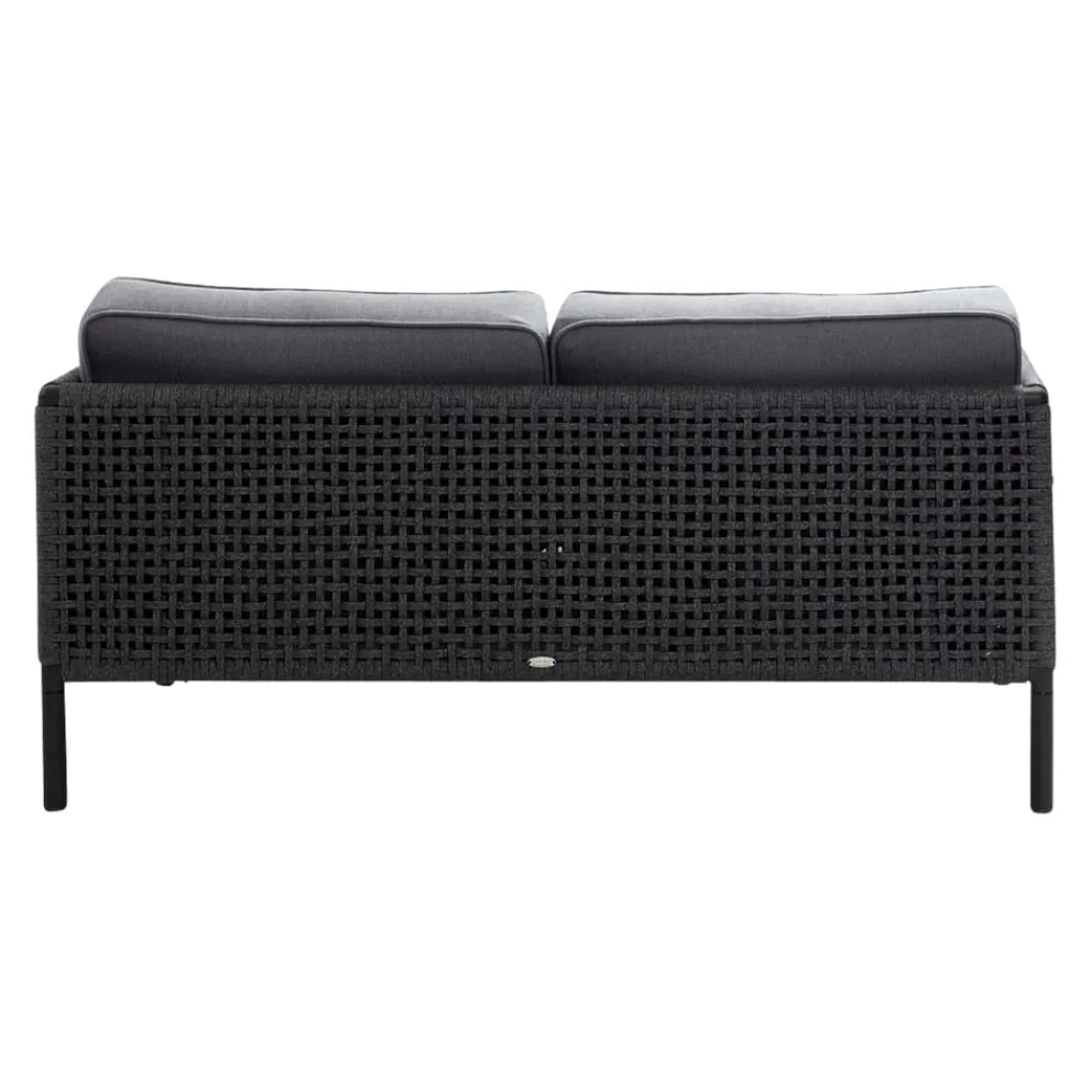 Cane-line Gartensofa Encore dunkelgrau, lava grey New