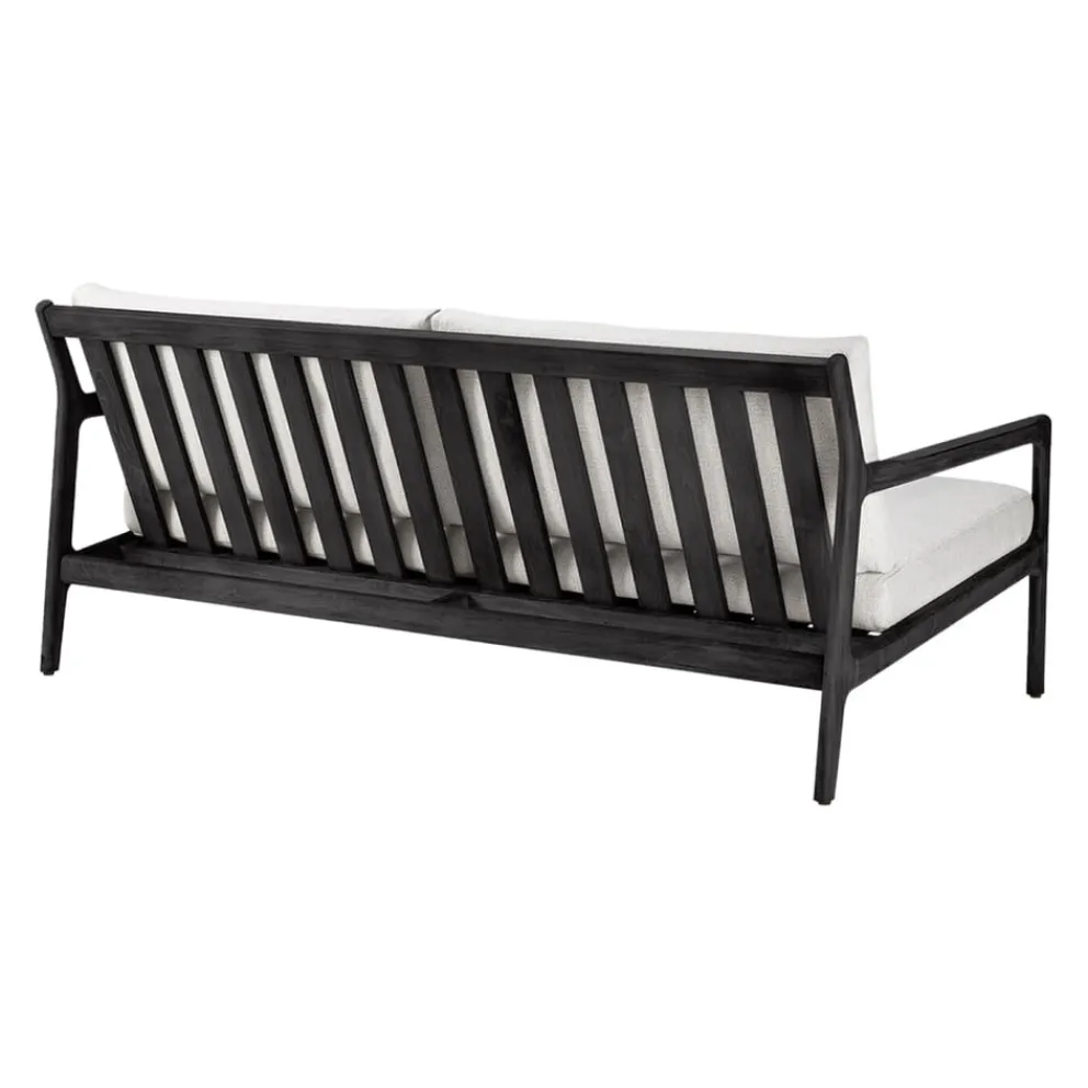 Ethnicraft Gartensofa Jack off-white, schwarz