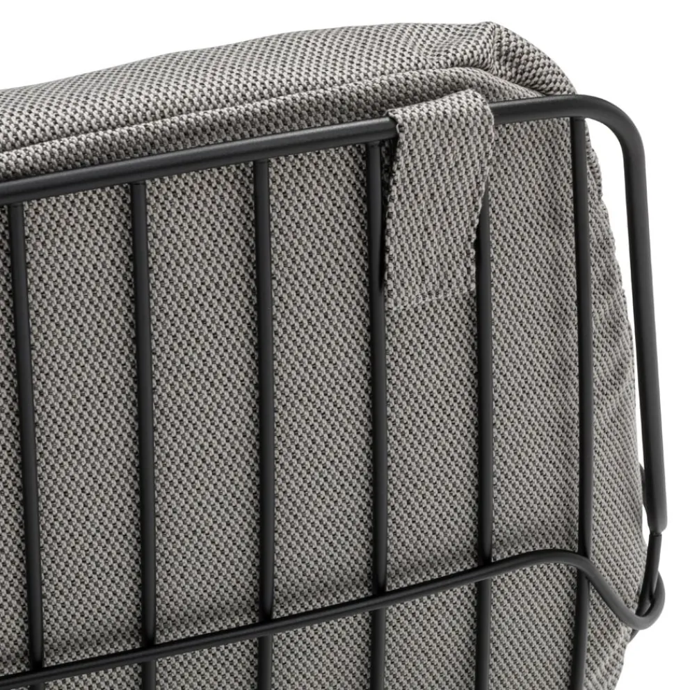 Freifrau Gartensofa Leyasol dunkelgrau, schwarz Clearance