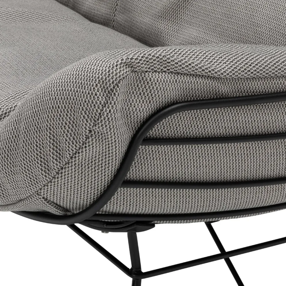 Freifrau Gartensofa Leyasol dunkelgrau, schwarz Clearance