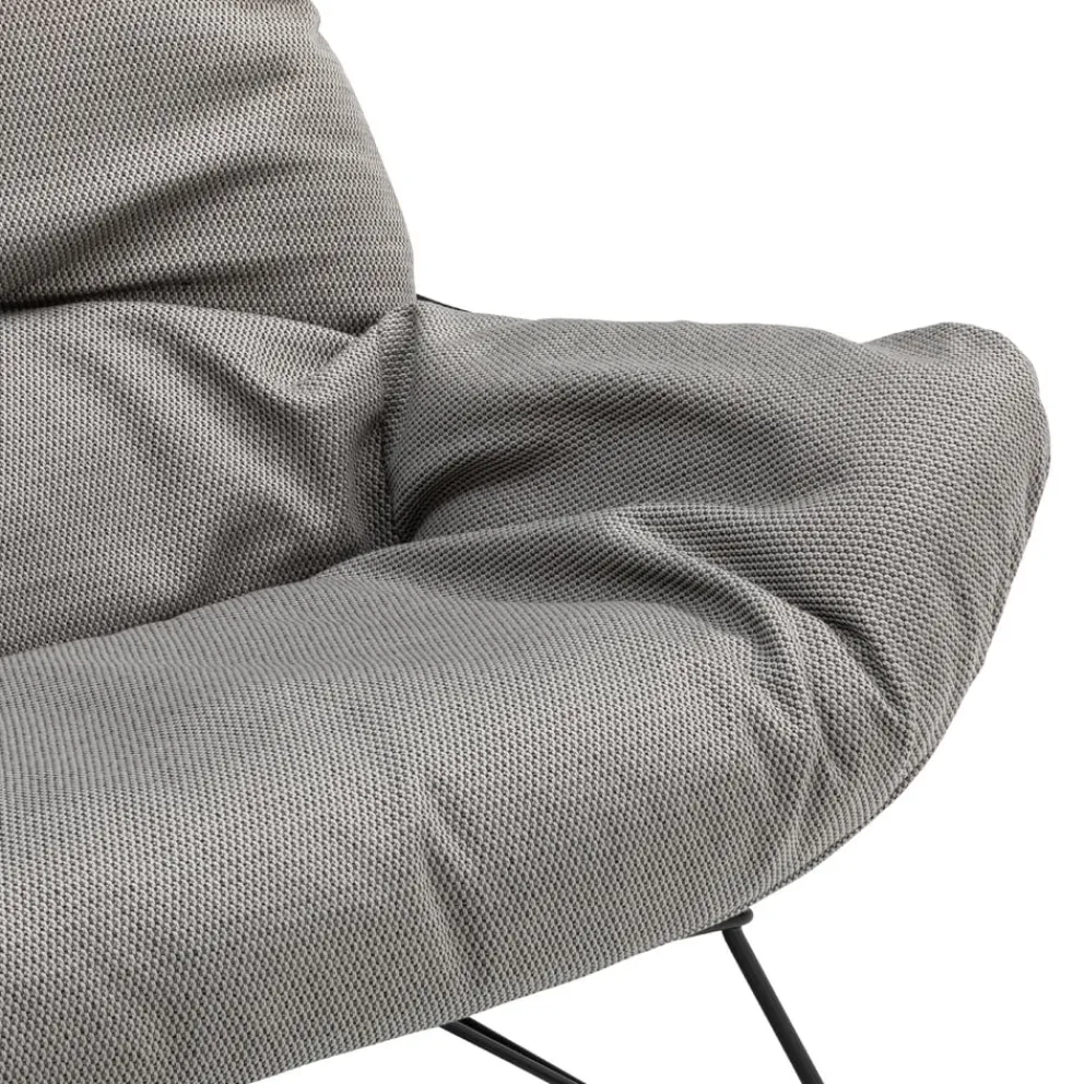 Freifrau Gartensofa Leyasol dunkelgrau, schwarz Clearance