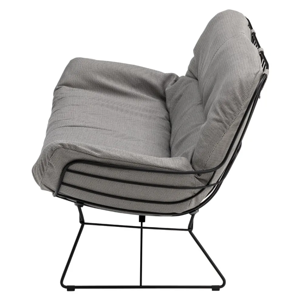 Freifrau Gartensofa Leyasol dunkelgrau, schwarz Clearance