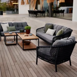Cane-line Gartensofa Ocean Dark grey, Dark grey Y115 Discount