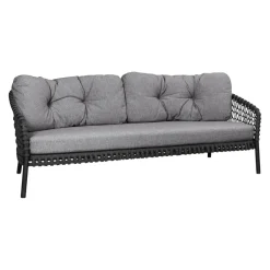 Cane-line Gartensofa Ocean Dark grey, Dark grey Y115 New