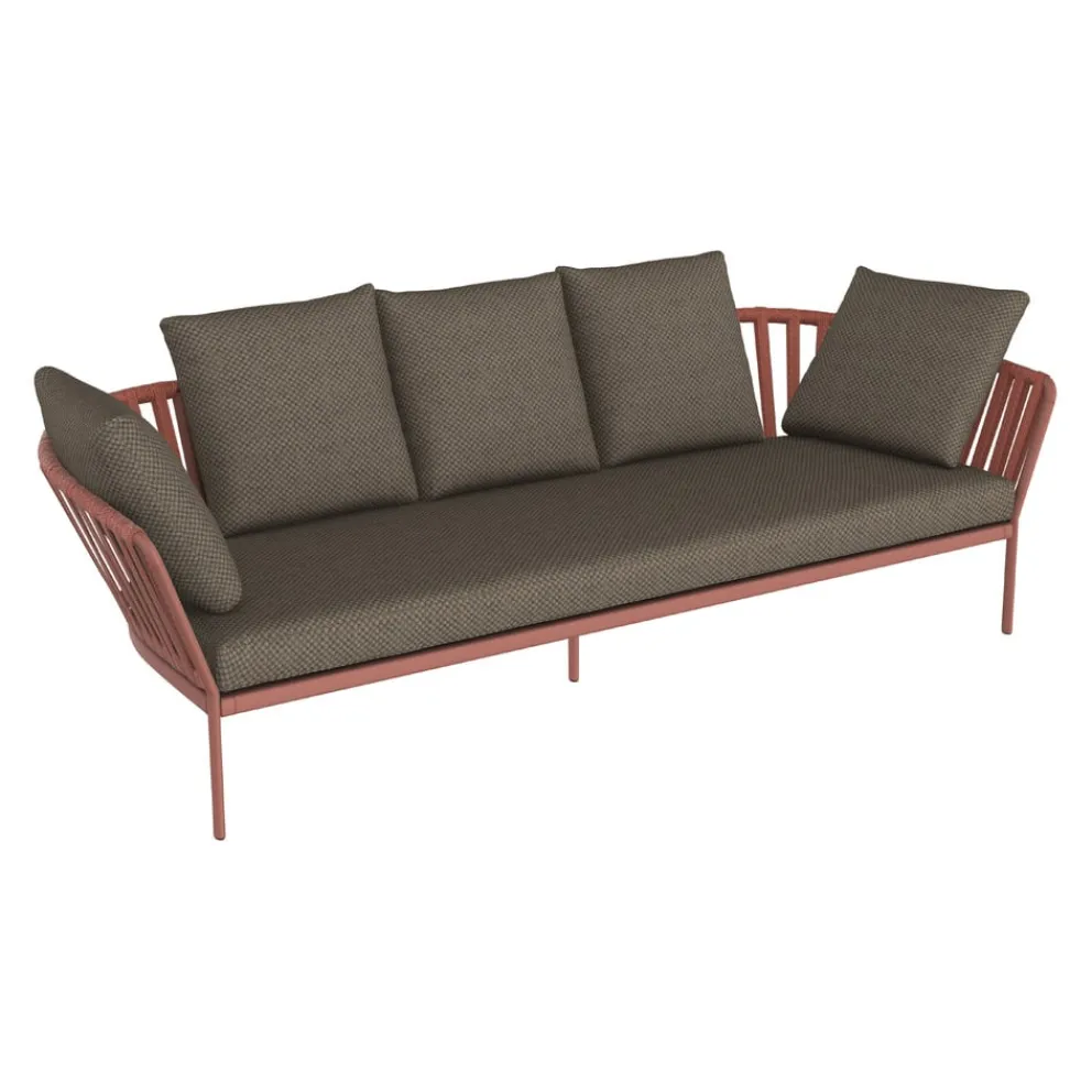 Fast Gartensofa Ria rostrot Discount
