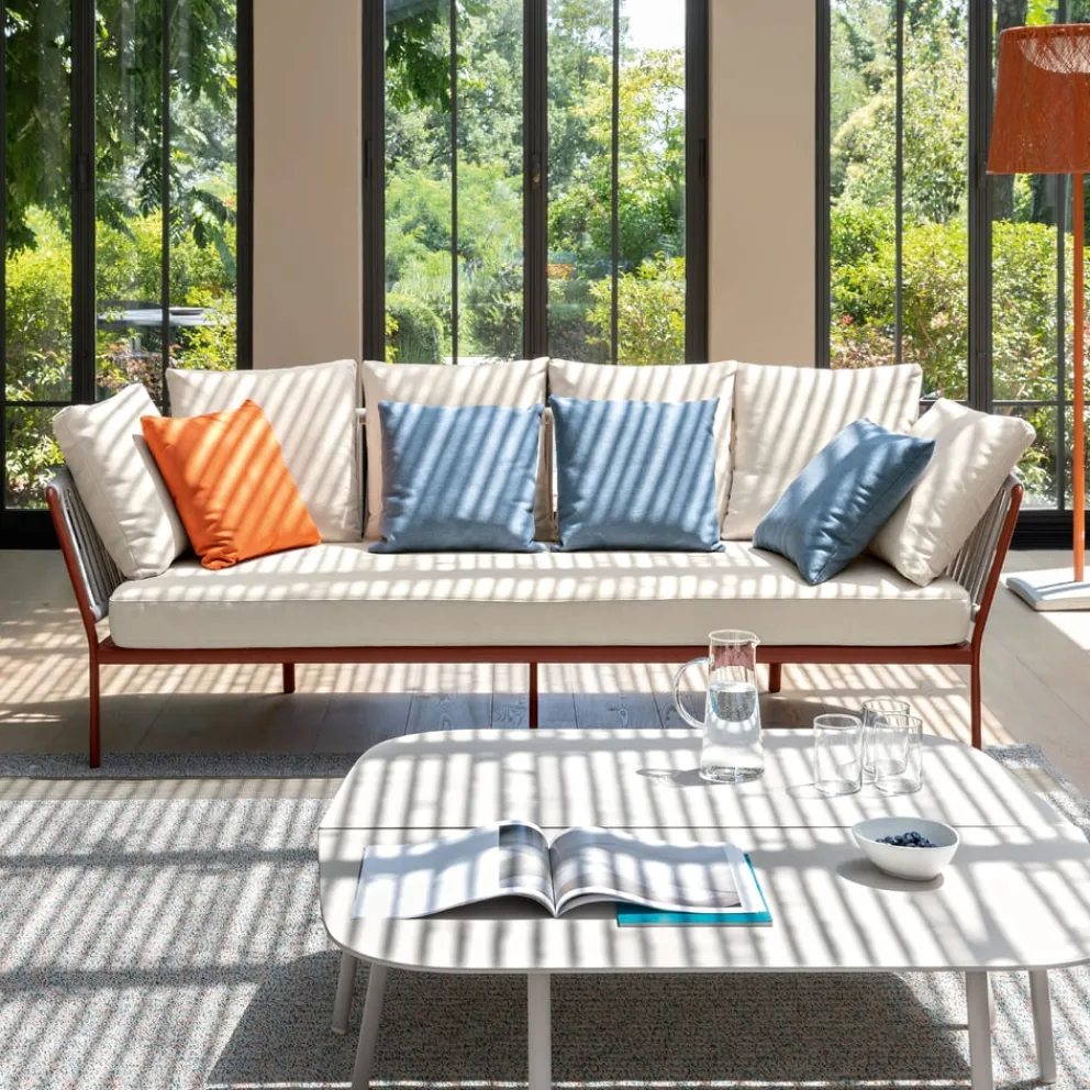 Fast Gartensofa Ria rostrot Discount
