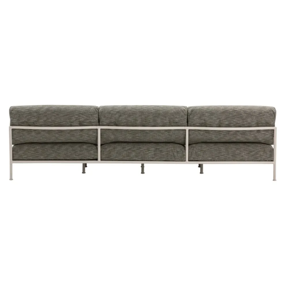 Fast Gartensofa Roè Alluminio 14 grigio polvere, Slow Sunbrella SLSW Alghe Seaweed Outlet