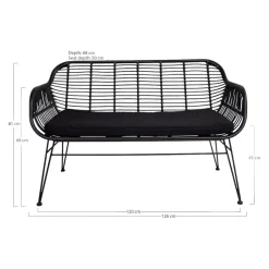 edy&liv Gartensofa Trieste schwarz Online