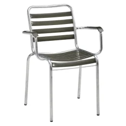 Manufakt Gartenstuhl Baettig 111A RAL 6006 grauoliv New
