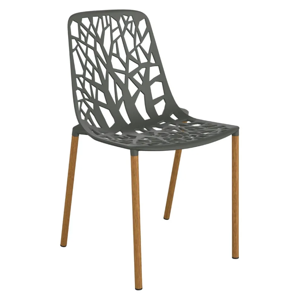 Fast Gartenstuhl Forest Alluminio 9 grigio metallo Clearance