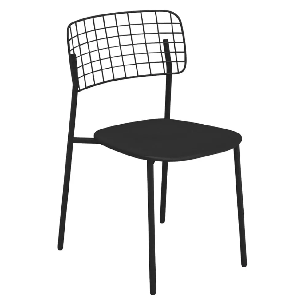 Emu Gartenstuhl Lyze Acciaio, 24 nero Clearance