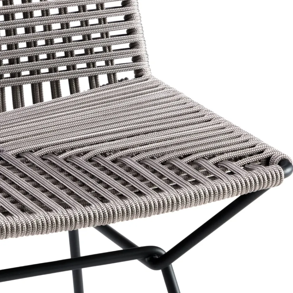 mdf italia Gartenstuhl Neil Twist hellgrau Outlet