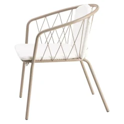 Johann Jakob Gartenstuhl Portofino beige Outlet