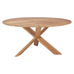 Ethnicraft Gartentisch Circle braun Hot