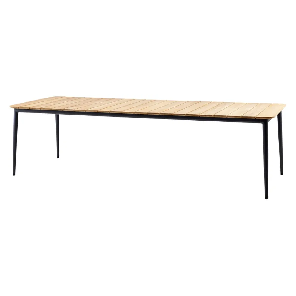 Cane-line Gartentisch Core lava grey, teakfarbig Clearance