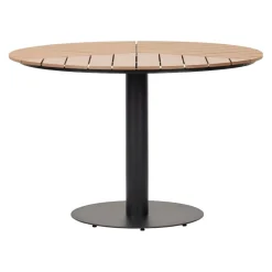 Schou Gartentisch Hector schwarz, teakfarbig Outlet