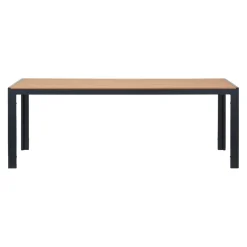 Schou Gartentisch Noah schwarz, teakfarbig Outlet