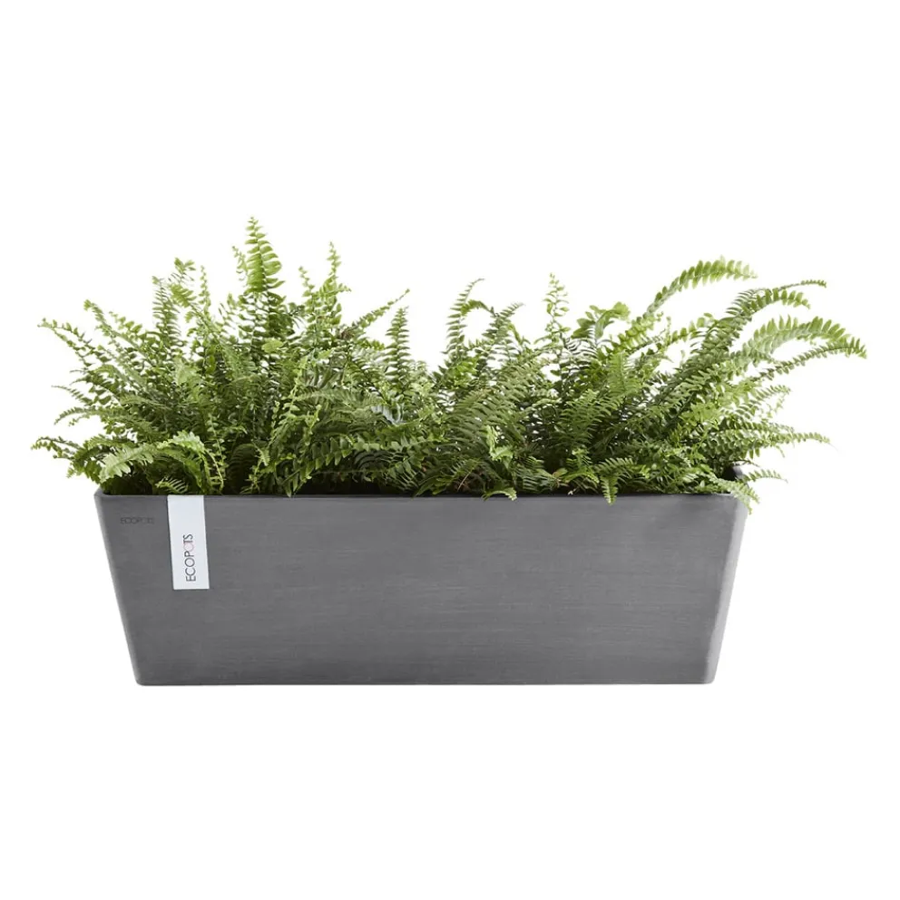 Ecopots Gartentopf Bruges grau Hot