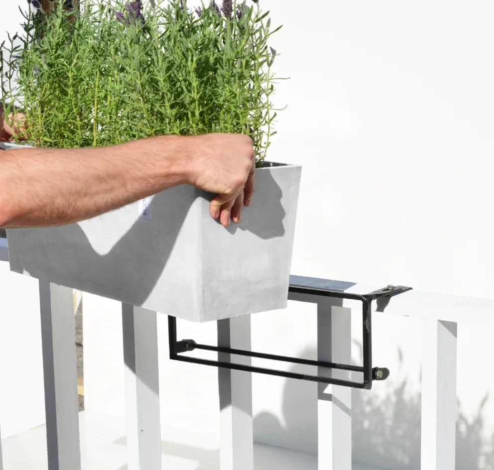 Ecopots Gartentopf Bruges hellgrau