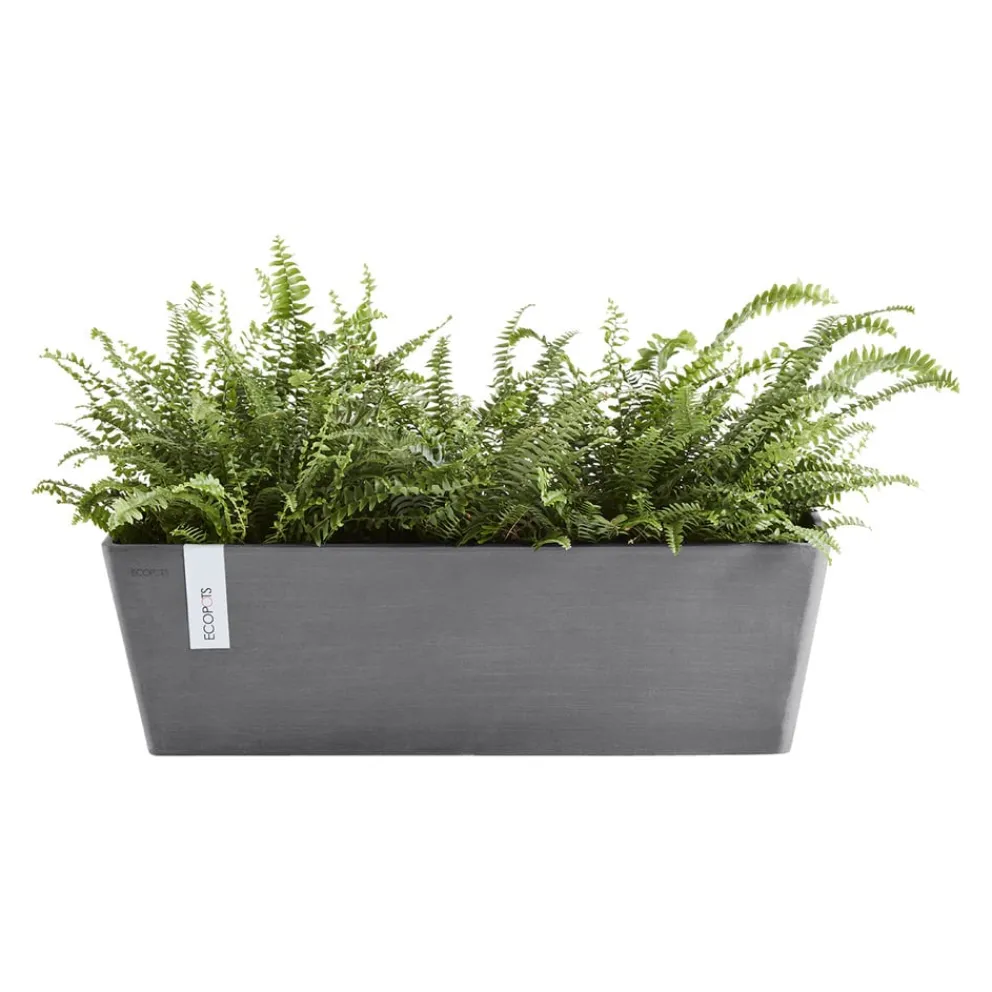 Ecopots Gartentopf Bruges grau New
