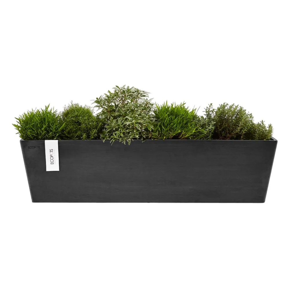 Ecopots Gartentopf Bruges dunkelgrau