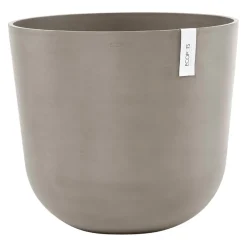 Ecopots Gartentopf Oslo taupe Online