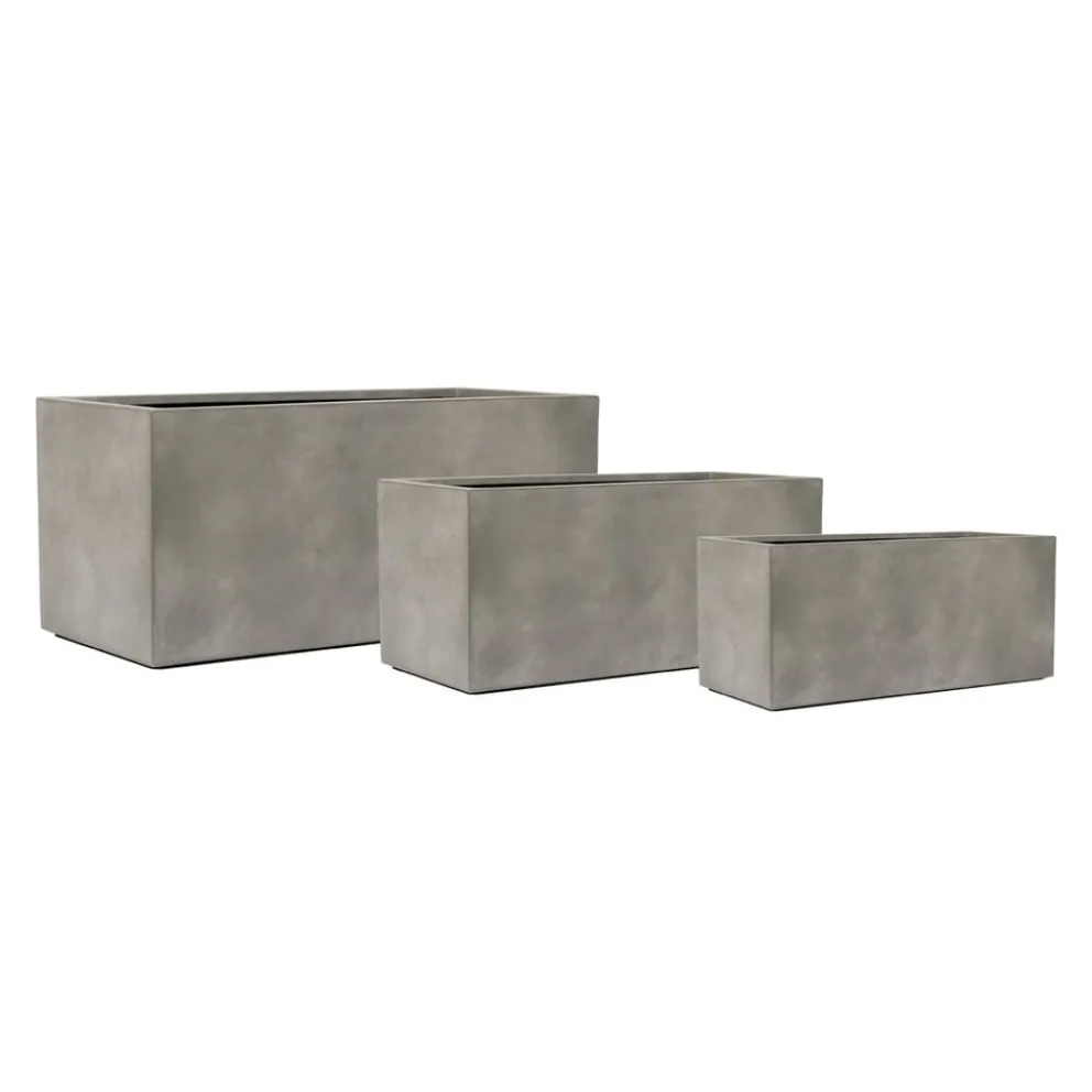 KIRSCHKE Gartentopf Pureline betongrau