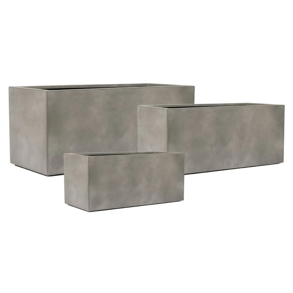 KIRSCHKE Gartentopf Pureline betongrau