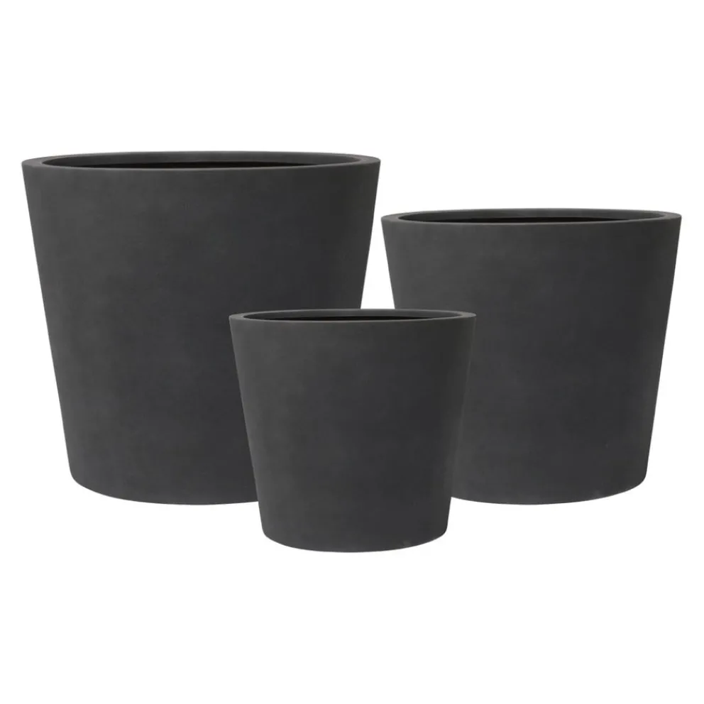 KIRSCHKE Gartentopf Pureline anthrazit