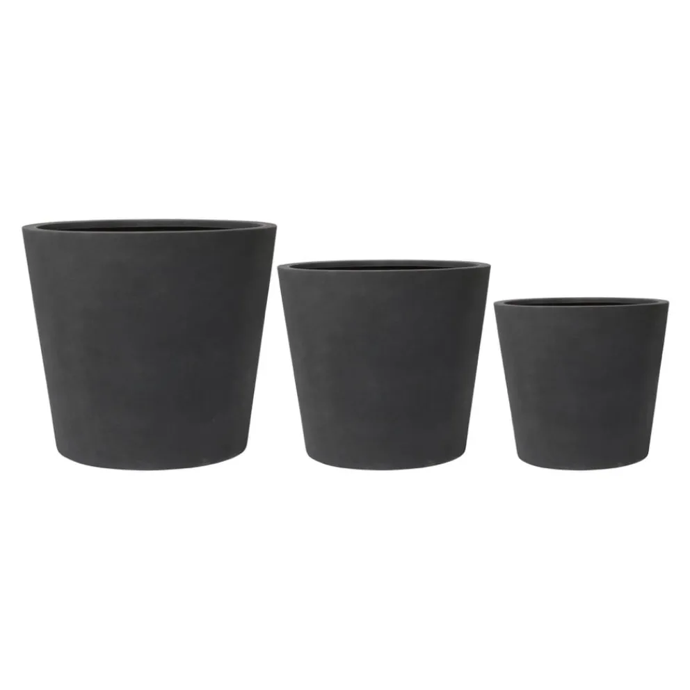 KIRSCHKE Gartentopf Pureline anthrazit