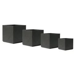 KIRSCHKE Gartentopf Rockline schwarz New