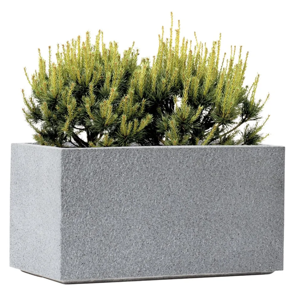 KIRSCHKE Gartentopf Rockline granitgrau